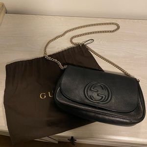 Gucci Soho Flap Shoulder Bag